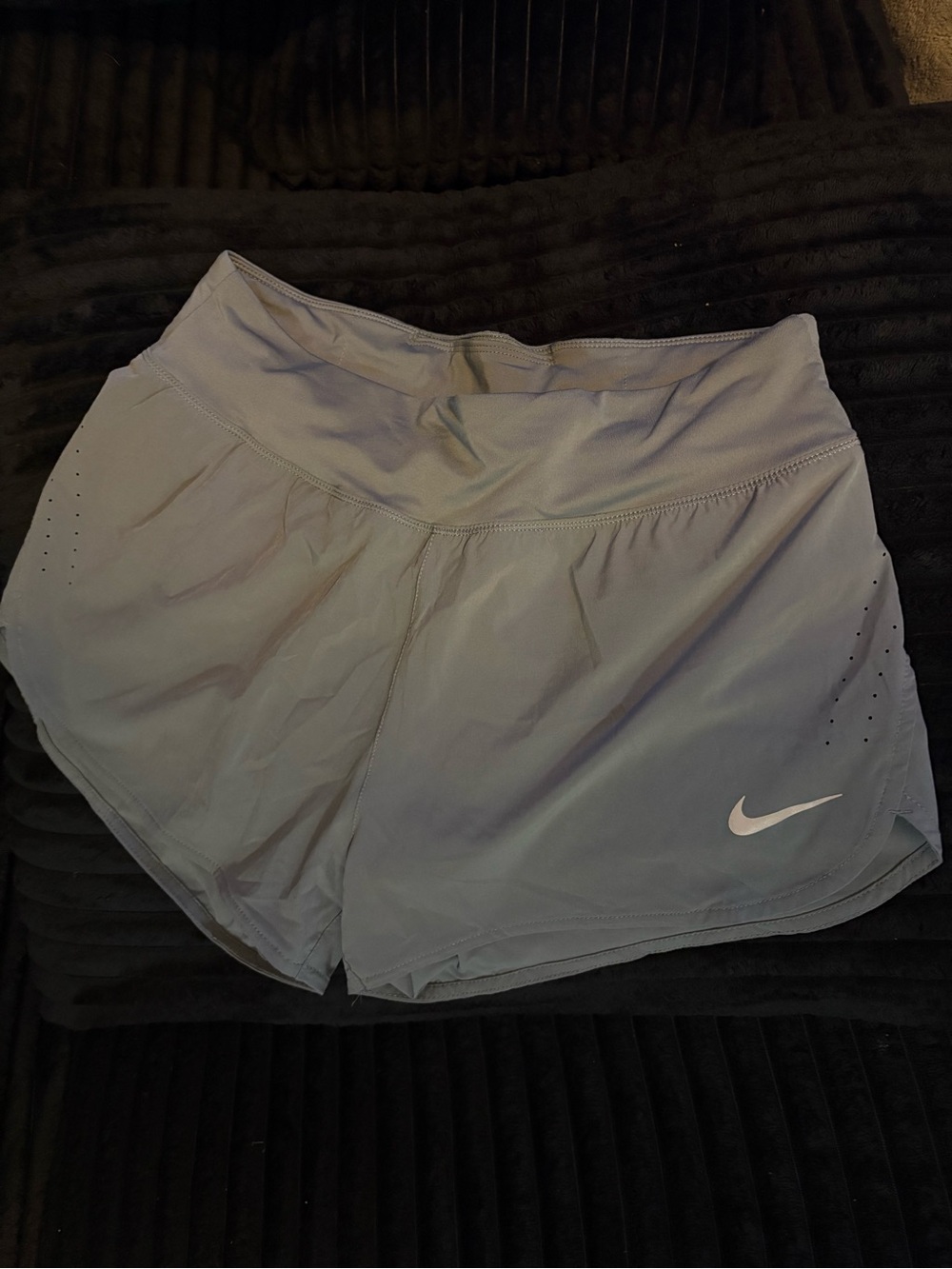 Nike Women's Light Gray Athletic Running Shorts